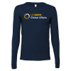 Thumbnail image for  Bella + Canvas Navy Jersey Cotton Long Sleeve T Shirt