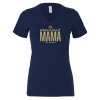 Thumbnail image for  Bella + Canvas Womens Navy V Neck Cotton T Shirt