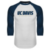 Thumbnail image for  White/Navy Raglan Baseball T Shirt
