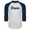 Thumbnail image for  White/Navy Raglan Baseball T Shirt