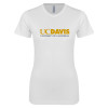 Thumbnail image for  Next Level Womens White Boyfriend Tee