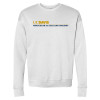 Thumbnail image for  Bella + Canvas White Fleece Crew
