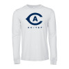 Thumbnail image for  Bella + Canvas White Jersey Cotton Long Sleeve T Shirt