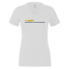 Thumbnail image for  Bella + Canvas Womens White V Neck Cotton T Shirt