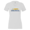 Thumbnail image for  Bella + Canvas Womens White V Neck Cotton T Shirt