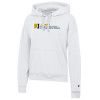 Thumbnail image for  Champion Womens White Powerblend Pullover Hood