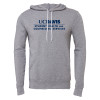 Thumbnail image for  Bella + Canvas Heather Grey Fleece Hood
