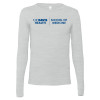 Thumbnail image for  Bella + Canvas Ash Grey Jersey Cotton Long Sleeve T Shirt