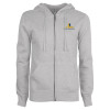 Thumbnail image for  ENZA Womens Grey Fleece Full Zip Hoodie