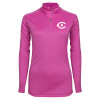 Thumbnail image for  Syntrel Womens Raspberry Interlock 1/4 Zip