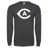 Thumbnail image for  Charcoal Long Sleeve T Shirt