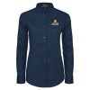 Thumbnail image for  Womens Navy Twill Button Down Long Sleeve 
