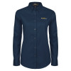 Thumbnail image for  Womens Navy Twill Button Down Long Sleeve 