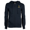 Thumbnail image for  ENZA Womens Navy Fleece Full Zip Hoodie