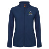 Thumbnail image for  Womens Navy Fleece Full Zip Jacket