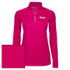 Thumbnail image for  Womens Pink Raspberry Sport Wick 1/4 Zip Pullover