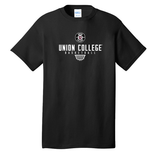  Extended Black T Shirt - Union College Basketball