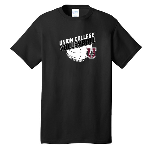 Union College Extended Black T Shirt-4XL