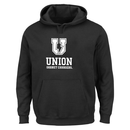  Extended Black Hoodie - Bolt U Lock up Mark