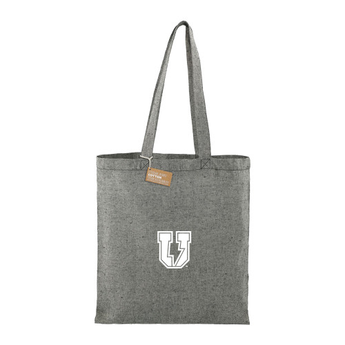  Recycled Cotton Twill Black Tote - Bolt U Mark