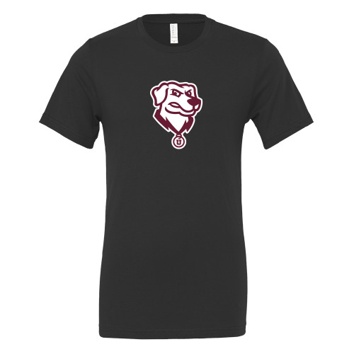  Bella + Canvas Black Jersey Cotton T Shirt - Charger - Mascot Head