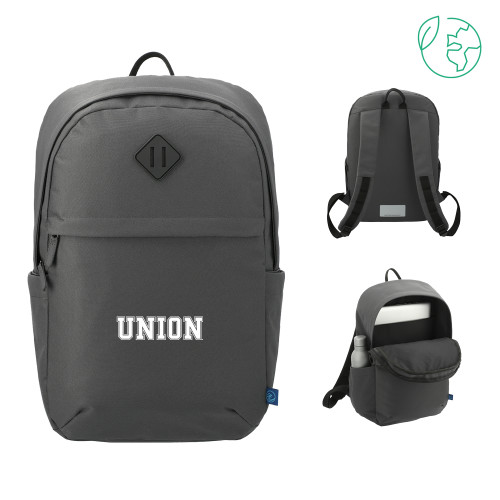  Repreve Charcoal Ocean Commuter Computer Backpack - Union