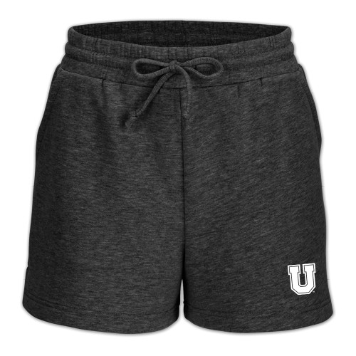  Boxercraft Womens Charcoal Heather Fleece Short - U Mark