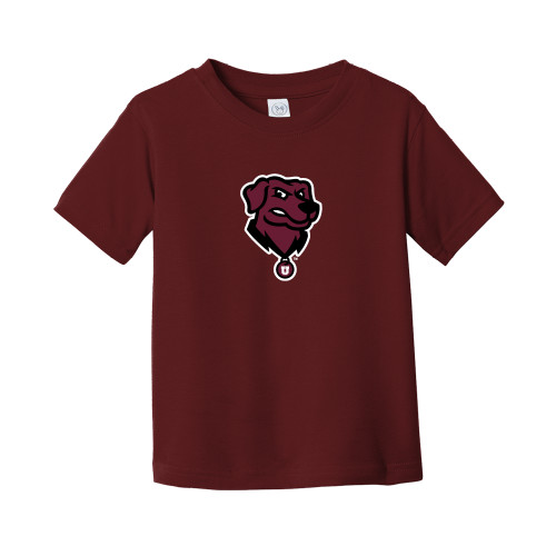  Toddler Maroon T Shirt - Charger - Mascot Head