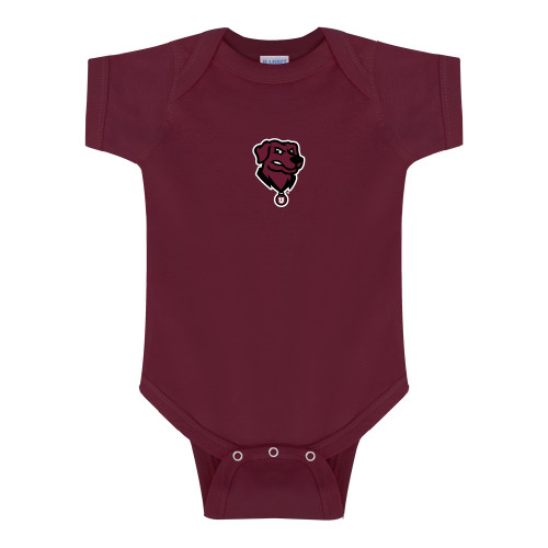  Maroon Infant Onesie - Charger - Mascot Head