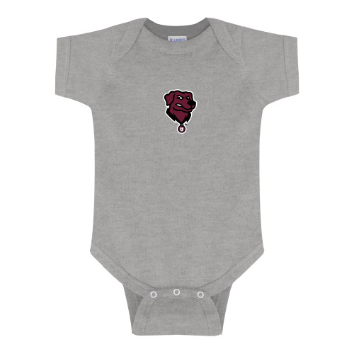  Grey Infant Onesie - Charger - Mascot Head