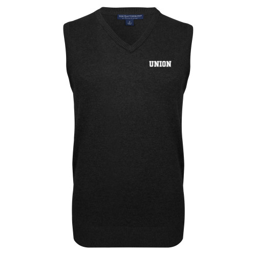  Black VNeck Sweater Vest - Union