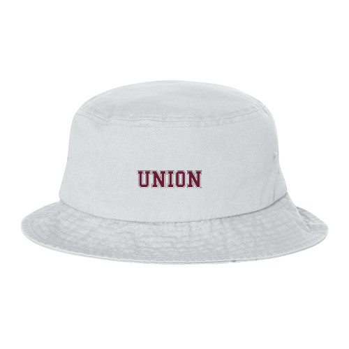  Sportsman White Bucket Hat - Union