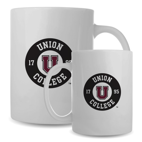  Full Color White Mug 15oz - UCO Primary Athletic Mark