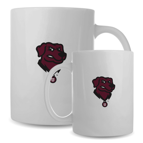 Full Color White Mug 15oz - Mascot Head