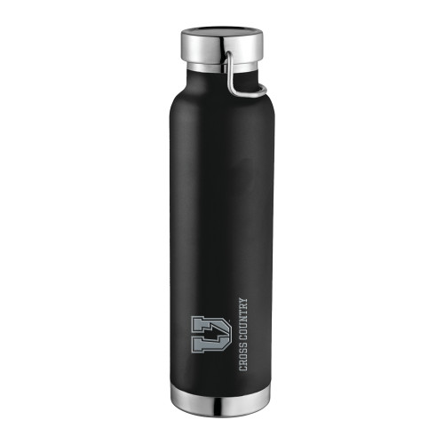  Thor Copper Vacuum Insulated Black Bottle 22oz - Bolt U Mark - Cross Country