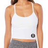 Thumbnail image for  Beyond Yoga Womens Cloud White Spacedye Slim Racerback Cropped Tank