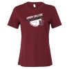 Thumbnail image for  Bella + Canvas Womens Maroon Relaxed Cotton T Shirt