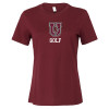 Thumbnail image for  Bella + Canvas Womens Maroon Relaxed Cotton T Shirt
