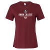 Thumbnail image for  Bella + Canvas Womens Maroon Relaxed Cotton T Shirt