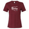 Thumbnail image for  Bella + Canvas Womens Maroon Relaxed Cotton T Shirt