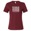 Thumbnail image for  Bella + Canvas Womens Maroon Relaxed Cotton T Shirt