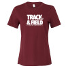 Thumbnail image for  Bella + Canvas Womens Maroon Relaxed Cotton T Shirt