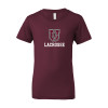 Thumbnail image for  Bella + Canvas Youth Maroon Jersey T Shirt