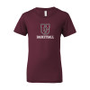 Thumbnail image for  Bella + Canvas Youth Maroon Jersey T Shirt