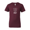 Thumbnail image for  Bella + Canvas Youth Maroon Jersey T Shirt