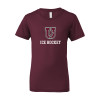 Thumbnail image for  Bella + Canvas Youth Maroon Jersey T Shirt
