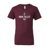 Thumbnail image for  Bella + Canvas Youth Maroon Jersey T Shirt