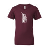 Thumbnail image for  Bella + Canvas Youth Maroon Jersey T Shirt