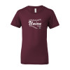Thumbnail image for  Bella + Canvas Youth Maroon Jersey T Shirt