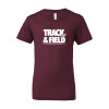 Thumbnail image for  Bella + Canvas Youth Maroon Jersey T Shirt